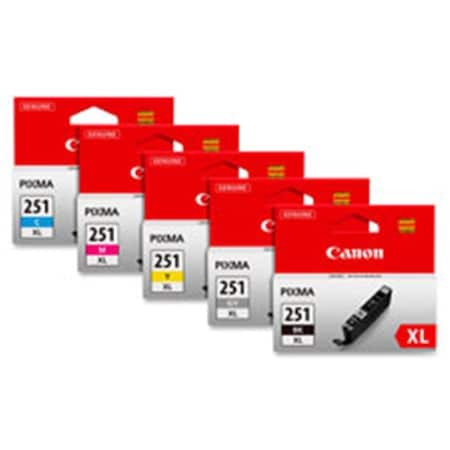 Canon CNMCLI251XLM Extra-Large Ink Cartridge; Magenta